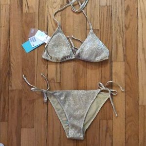 Gold bikini